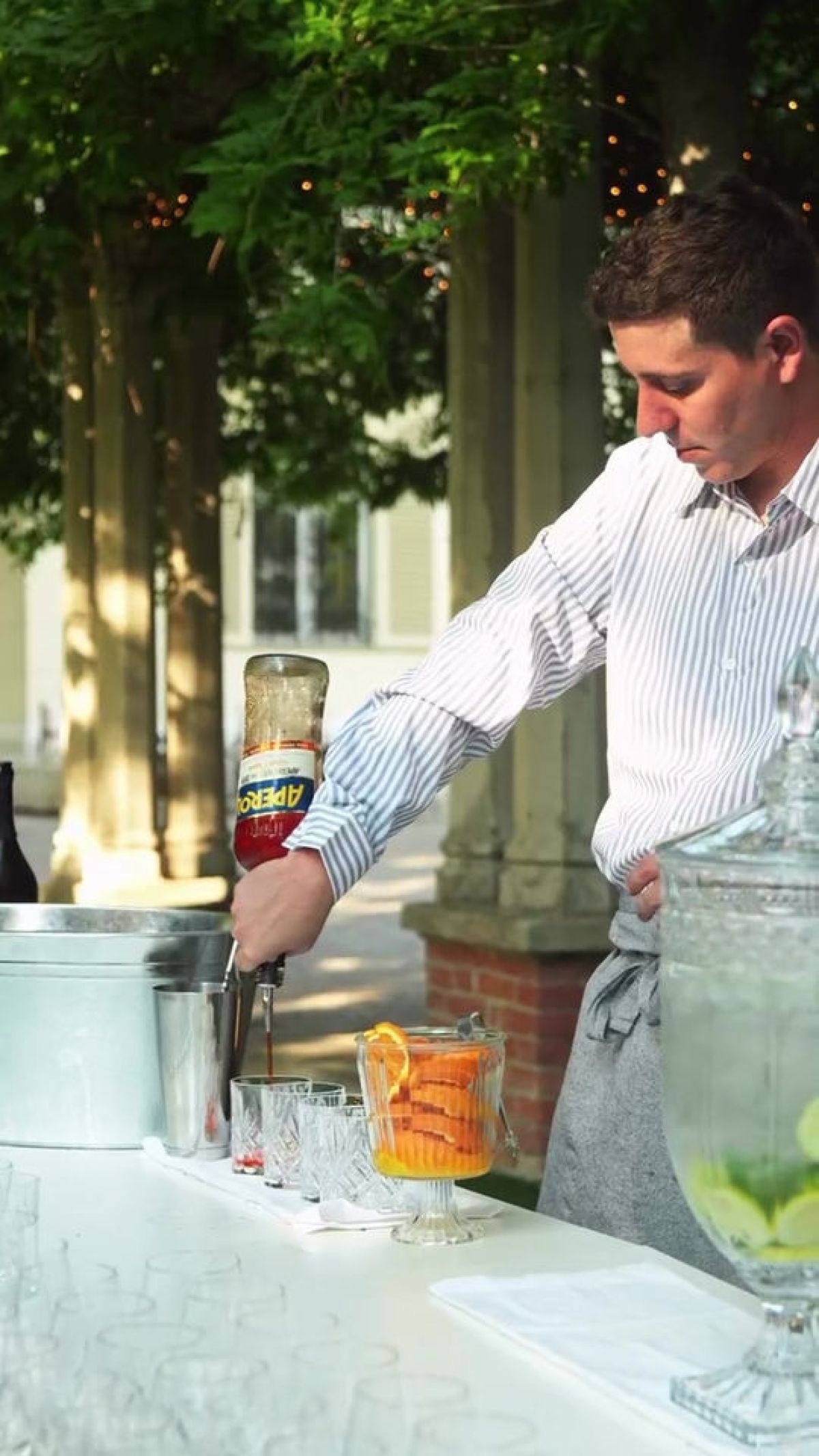 open Bar per aperitivo wedding a Giardini Pergola di Zeta Eventi Milano