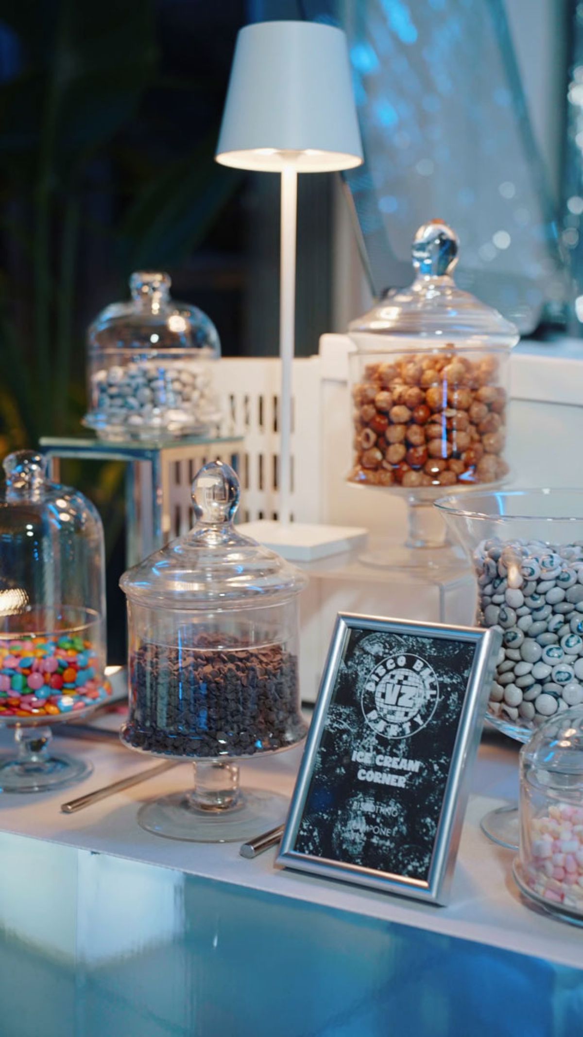 Ice cream corner per festa compleanno