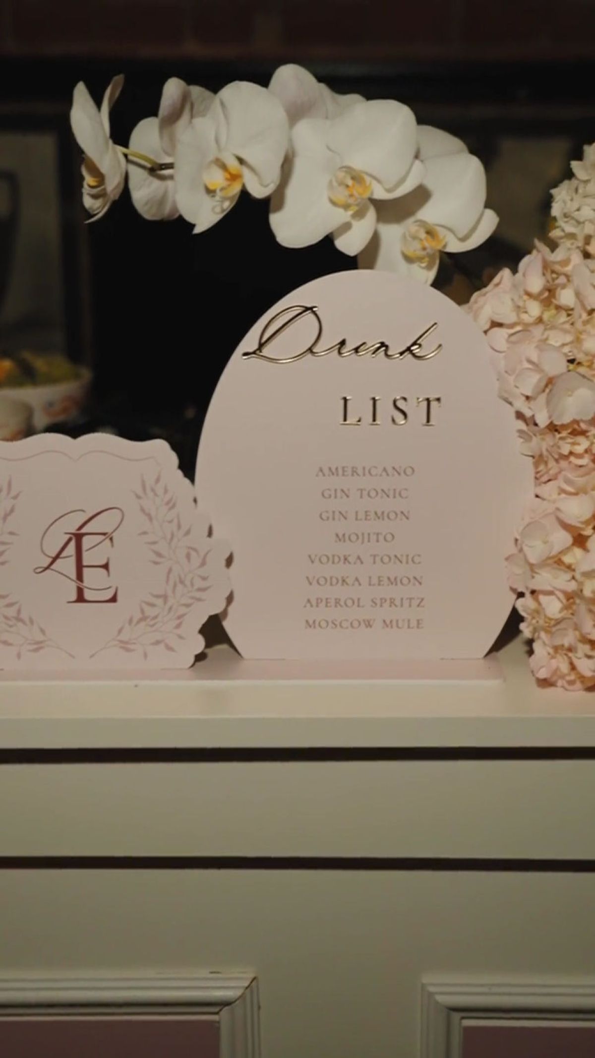 Drink list aperitivo Matrimonio a Giardini Pergola Alessandria di Zeta Eventi Milano