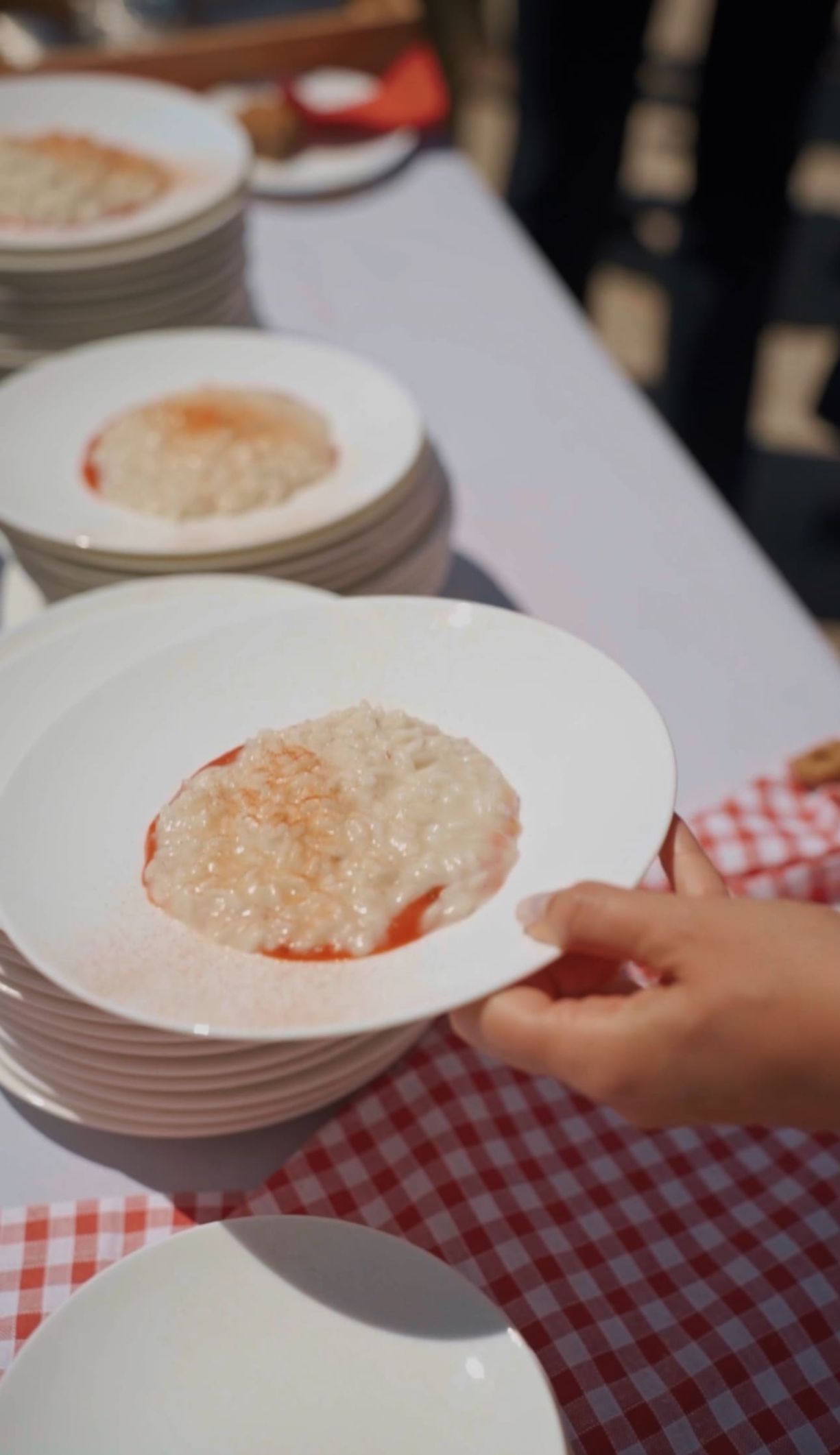 Risotto servito al Lunch Buffet per Edenred da Zeta Eventi Milano