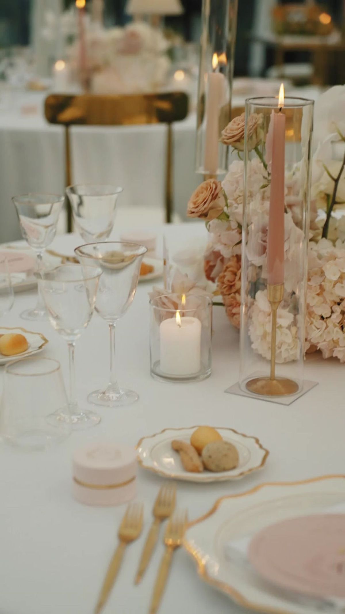 Mise en place per dinner placè Matrimonio a Giardini Pergola Alessandria di Zeta Eventi Milano