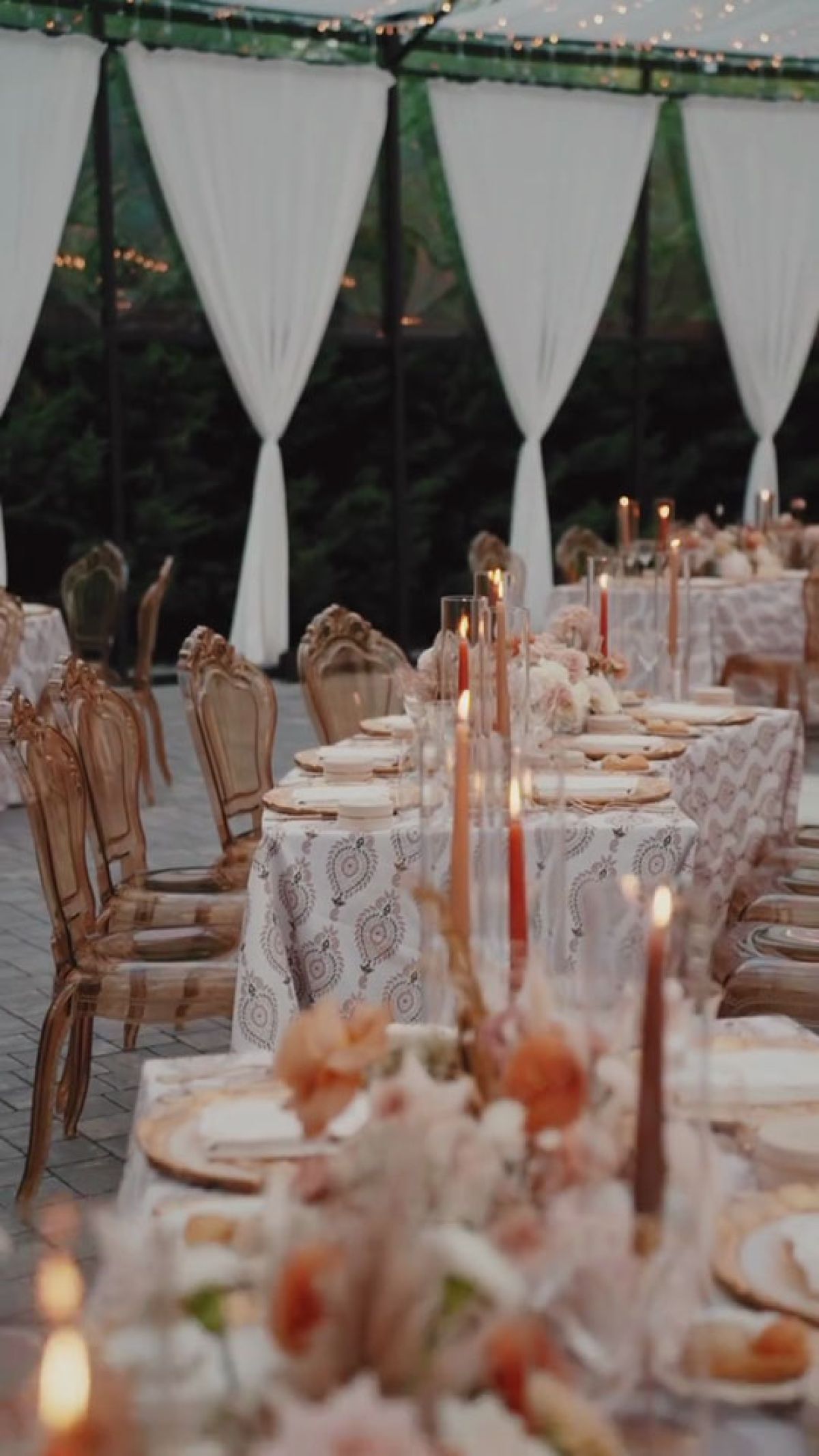 Allestimento terracotta e ora wedding Giardini Pergola Zeta Eventi Milano