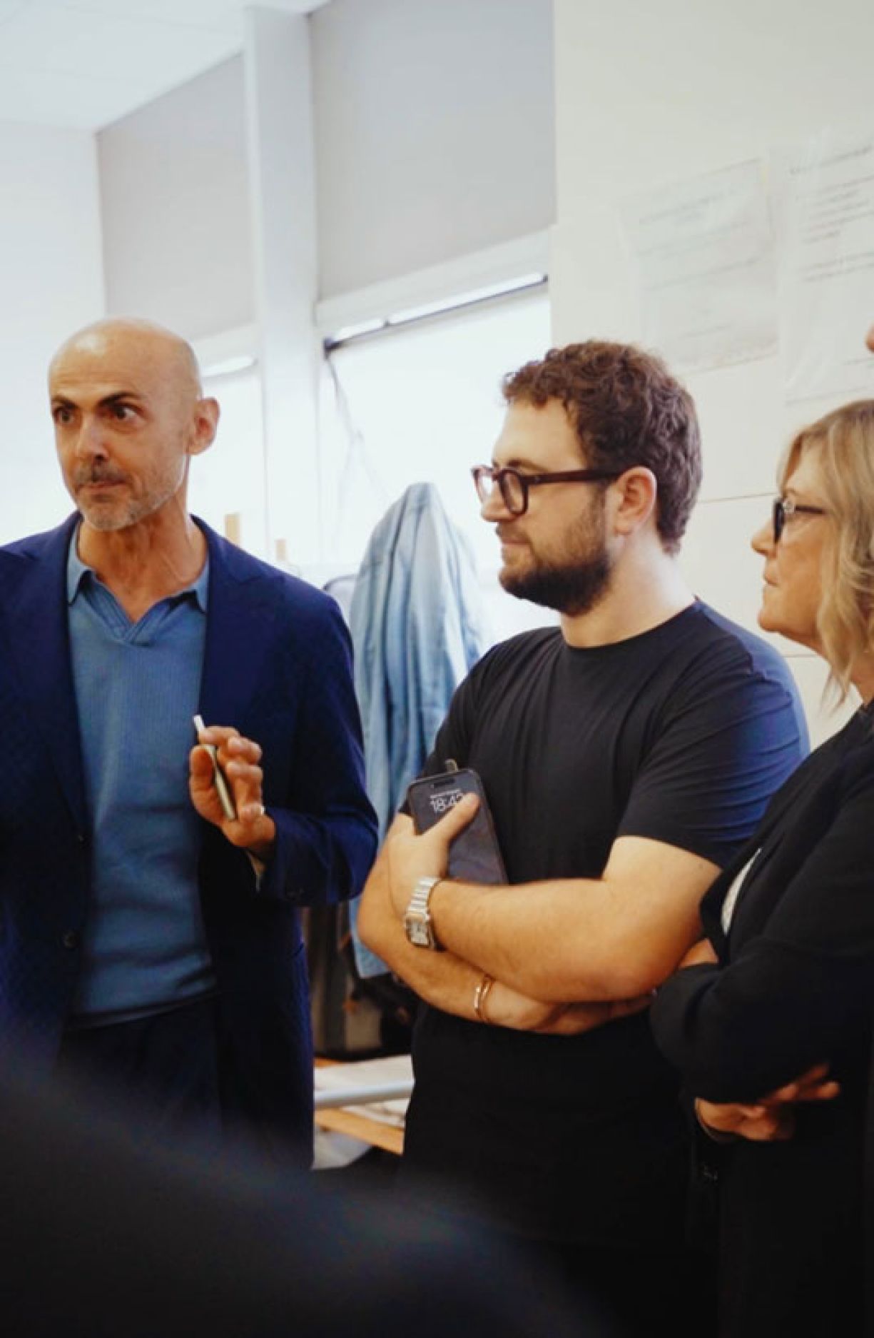 Valerio Zorloni e Sofia di Zeta Eventi con lo specialist event Enzo Miccio